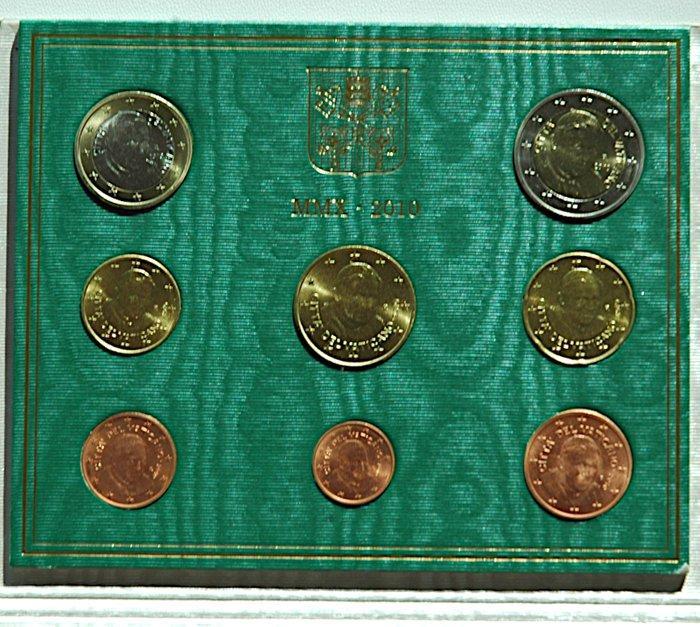 Vaticaan. Year Set (BU) 2010 - Pape Benoît XVI (Zonder, Postzegels en Munten, Munten | Europa | Euromunten