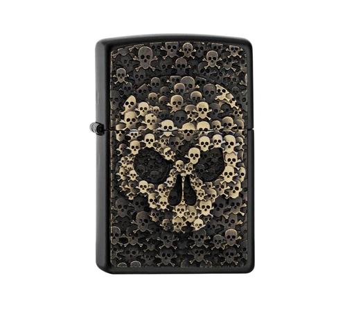 Zippo Skulls in skull, Verzamelen, Rookartikelen, Aanstekers en Luciferdoosjes, Aansteker, Verzenden