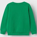 Kerst trui Vismas (jolly green), Kinderen en Baby's, Kinderkleding | Maat 104, Nieuw, Jongen, Trui of Vest, Name It