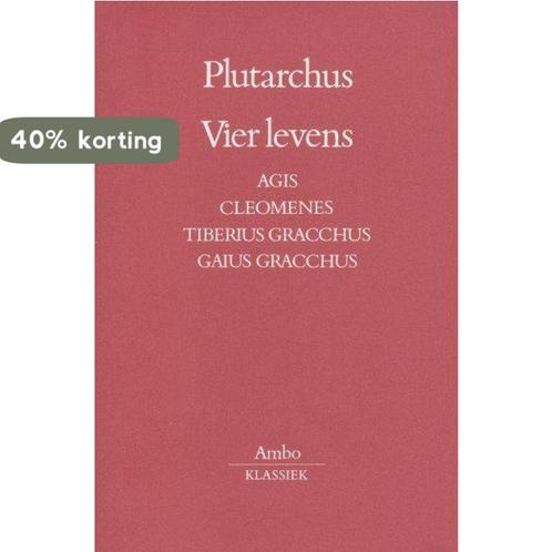 Vier levens : Agis - Cleomenes - Tiberius Gracchus - Gaius, Boeken, Romans, Zo goed als nieuw, Verzenden
