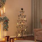 vidaXL Kerstdecoratie kerstboom 150 cm metaal zwart, Diversen, Kerst, Verzenden, Nieuw