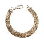 Zonder Minimumprijs - Armband Zilver - Geweven gaas armband, Nieuw