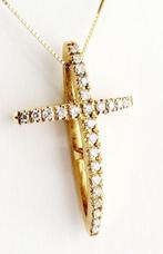 Ketting met hanger - 18 karaat Geel goud - 0.90ct. tw., Sieraden, Tassen en Uiterlijk, Antieke sieraden