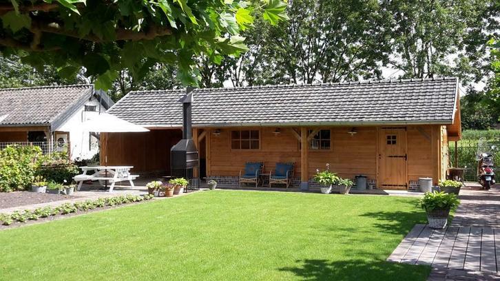 Eiken of douglas veranda, buitenverblijf of overkapping+, Tuin en Terras, Tuinhuizen, Nieuw, Hout, Ophalen