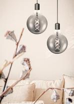 SPL LED Globelamp G125 E27 5W 120lm 2200K Smoke Dimbaar, Ophalen of Verzenden, Nieuw