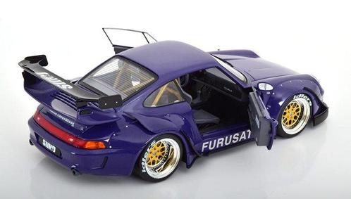 werk83 1:18 - Modelauto - Porsche 911 (993) RWB Widebody,, Hobby en Vrije tijd, Modelauto's | 1:5 tot 1:12