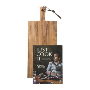 Borrelplank met kookboek - just cook it beschikbaar voor biedingen