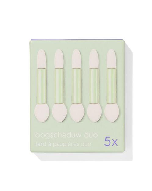 HEMA Duo eye shadow applicators 5 stuks, Sieraden, Tassen en Uiterlijk, Uiterlijk | Cosmetica en Make-up, Nieuw, Verzenden