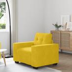vidaXL Sofastoel Geel 60 cm Fluweel, Verzenden, Nieuw, Stof