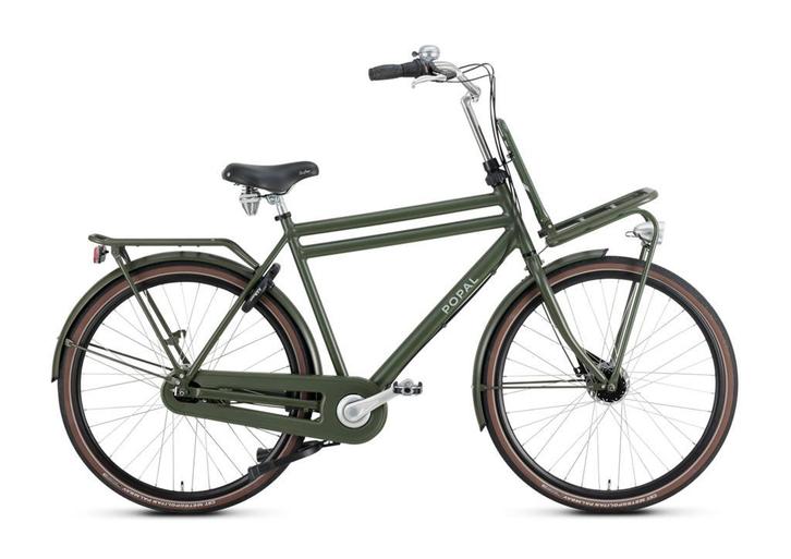 Popal Daily Dutch Prestige N7 Heren 28 inch 50 cm Army Green, Fietsen en Brommers, Fietsen | Heren | Herenfietsen, Nieuw, 49 tot 53 cm