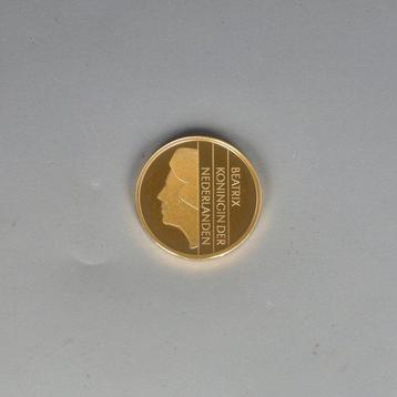 Nederland. 1 Gulden 2001 Gouden Gulden (1x) beschikbaar voor biedingen