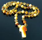Amber Uniseks mooie natuurlijke amber ketting met hanger en
