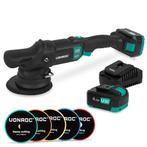 PRO Excentrische Polijstmachine 20V – Ø 150mm | Incl. 2x, Doe-het-zelf en Verbouw, Verzenden, Nieuw