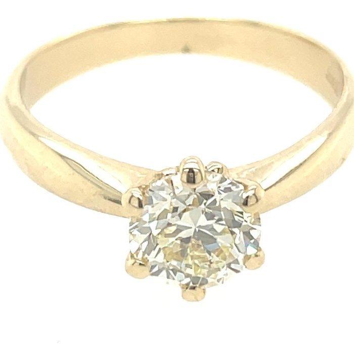 Verlovingsring - 14 karaat Geel goud - 1.05ct. tw. Geel, Sieraden, Tassen en Uiterlijk, Antieke sieraden