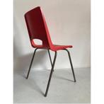 (MDK-106704) Philippus Potter vintage stoel rood 1967 mod..., Huis en Inrichting, Stoelen, Ophalen of Verzenden, Gebruikt, Rood