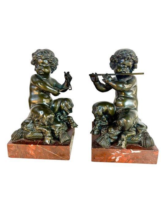 École française 19e - dans le gout de Clodion - sculptuur,, Antiek en Kunst, Antiek | Keramiek en Aardewerk