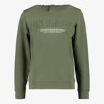 Unsigned jongens hoodie kaki groen maat 146/152, Verzenden, Nieuw