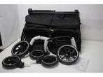 Deryan Rolo X2 XL - Dubbele Buggy - Compact vouwbaar - Zwart, Kinderen en Baby's, Buggy's, Verzenden, Zo goed als nieuw