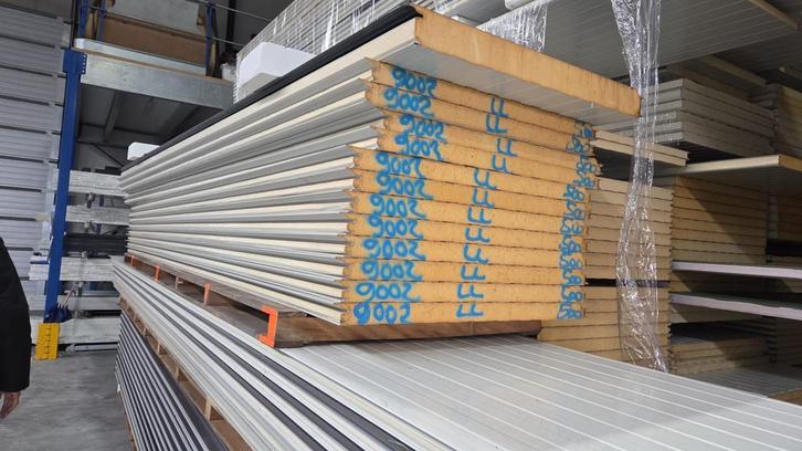 Wandpanelen,sandwichpanelen, 60 mm, wit/wit, Doe-het-zelf en Verbouw, Platen en Panelen, Nieuw, Verzenden