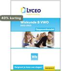 Wiskunde B vwo / 2012-2013 / Antwoordenbundel / Lyceo, Boeken, Verzenden, Gelezen, Lyceo