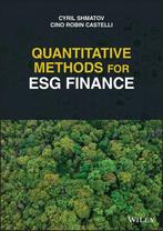 9781119903802 Quantitative Methods for ESG Finance, Nieuw, Cino Robin Castelli, Verzenden
