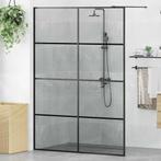 vidaXL Inloop Douche Wand Zwart 140 x 195 cm gehard glas, Doe-het-zelf en Verbouw, Sanitair, Verzenden, Nieuw