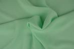 15 meter chiffon stof - licht mint, Overige kleuren, 120 cm of meer, Ophalen of Verzenden, Polyester