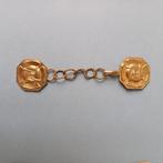 pluviale-sluitingen (4) - Art Deco - Messing, Verguld -, Antiek en Kunst