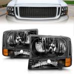 ANZO 2000-2004 Ford Excursion Crystal Headlights Black, Ophalen of Verzenden, Nieuw