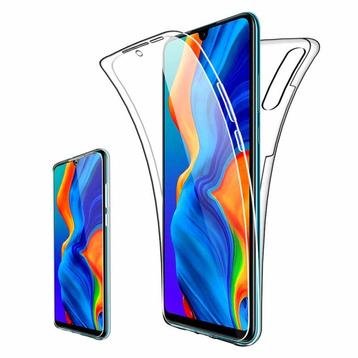 Huawei P30 Lite 360° Full Cover Transparant TPU Hoesje beschikbaar voor biedingen