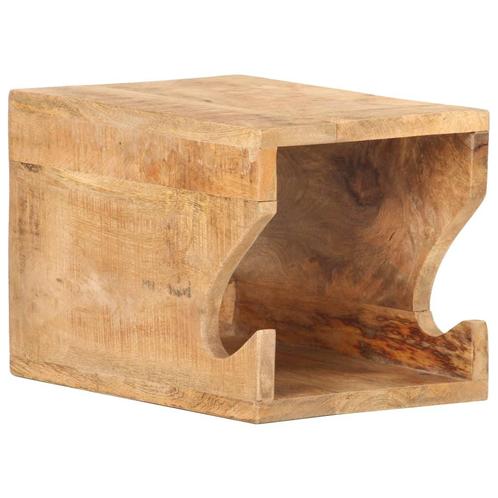 Wandfietsenrek 35x25x25 cm massief ruw mangohout (Overige), Huis en Inrichting, Overige Huis en Inrichting, Nieuw, Verzenden