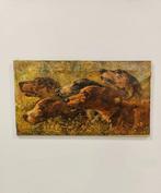 Vittorio Cajani (1890-1940) - Cani in posta, Antiek en Kunst, Kunst | Schilderijen | Klassiek