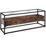TV-meubel Maidenhead 121,5x41,5x50,5cm - Industrieel hout do, Huis en Inrichting, Kasten | Wandmeubels, Verzenden, Nieuw