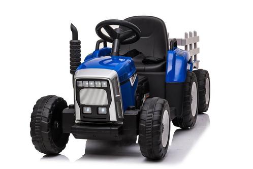 Elektrisch bestuurbare tractor met aanhanger en afstandbe..., Kinderen en Baby's, Speelgoed | Buiten | Accuvoertuigen, Nieuw, Ophalen of Verzenden