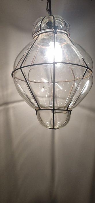 Plafondlamp - Glas, IJzer - Venetiaanse plafondlamp, Antiek en Kunst, Curiosa en Brocante