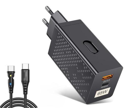 ARKAIA Oplader 65W - Snellader voor o.a Iphone | Samsung ..., Audio, Tv en Foto, Afstandsbedieningen, Verzenden