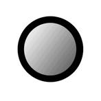 Spiegel Dide | 80 cm | Black, Huis en Inrichting, Woonaccessoires | Spiegels, Ophalen of Verzenden, Nieuw