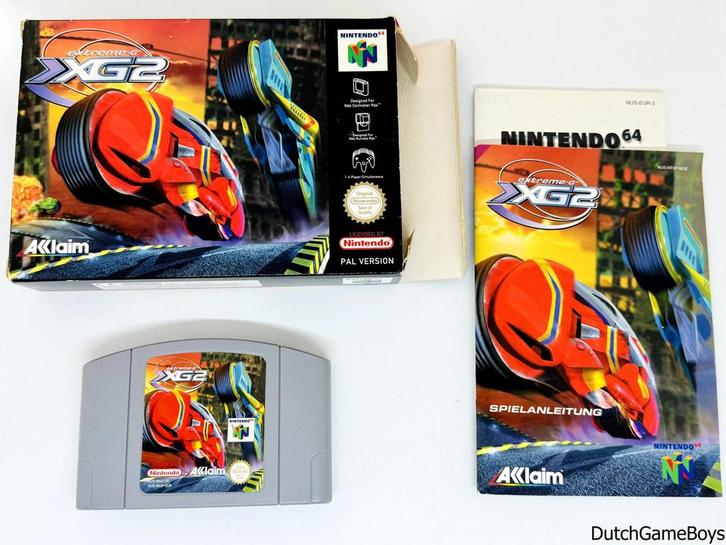 Nintendo 64 / N64 - Extreme-G - XG2 - EUR, Spelcomputers en Games, Games | Nintendo 64, Gebruikt, Verzenden
