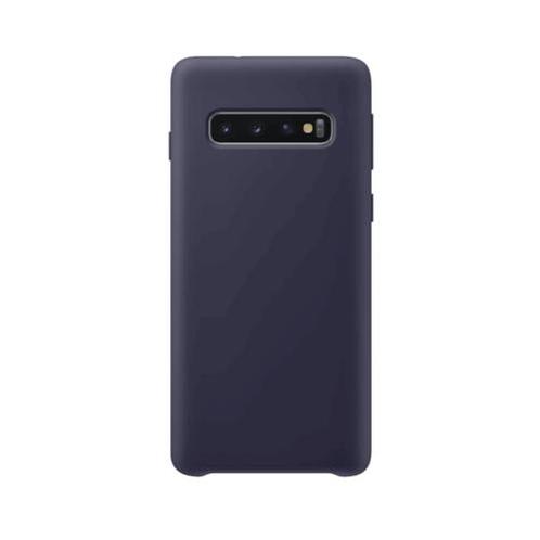 Samsung Galaxy S10 Siliconen Back Cover - blauw, Telecommunicatie, Mobiele telefoons | Toebehoren en Onderdelen, Bescherming, Nieuw