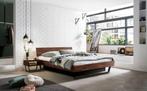 Waterbed Asti massief walnoot 180x200, Verzenden, Nieuw, Tweepersoons, Gestabiliseerd