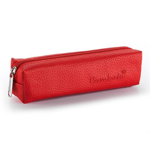 Bombata Etui Classic Kunstleer - Rood, Diversen, Schoolbenodigdheden, Nieuw, Verzenden