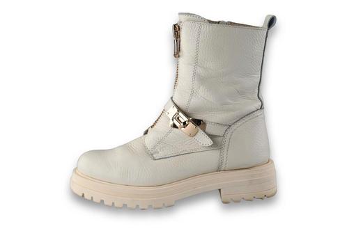 Lina Locchi Biker boots in maat 37 Wit | 10% extra korting, Kinderen en Baby's, Kinderkleding | Schoenen en Sokken, Jongen of Meisje