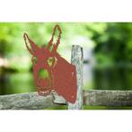 Kiekeboe Ezel/ Donkey Beppo, 141642, Roest, 20,9x30,9x0,2cm, Tuin en Terras, Verzenden, Nieuw