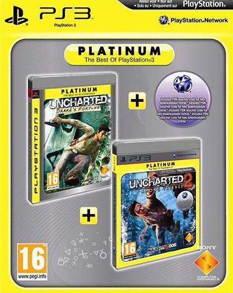 Uncharted + Uncharted 2 Double Pack-Platinum (PlayStation 3), Spelcomputers en Games, Games | Sony PlayStation 3, Nieuw, Ophalen of Verzenden