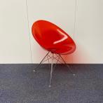 Kartell Philippe Starck Eros design stoel, rood - chroom