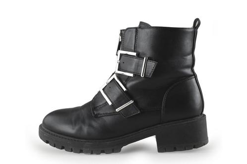 Dolcis Biker boots in maat 38 Zwart | 10% extra korting, Kleding | Dames, Schoenen, Zwart, Zo goed als nieuw, Overige typen, Verzenden