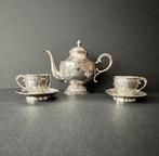 Theeservies (5) - .900 zilver, Antiek en Kunst