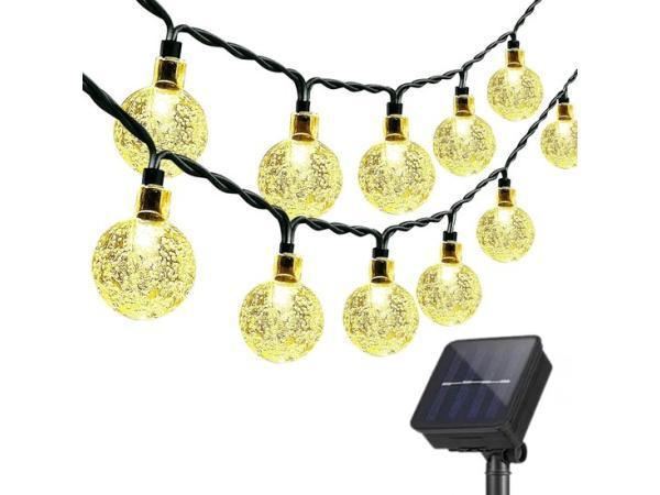 Veiling - JPro Cristal 50 Warm/Wit Lichtsnoer Zonne-energie, Tuin en Terras, Buitenverlichting