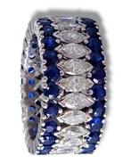 Ring Platina, Prachtige 24,0 karaat diamanten en 4,8 karaat, Sieraden, Tassen en Uiterlijk, Ringen, Nieuw