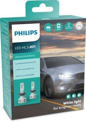 Philips Ultinon Pro5100 Led H7, Auto-onderdelen, Verlichting, Verzenden